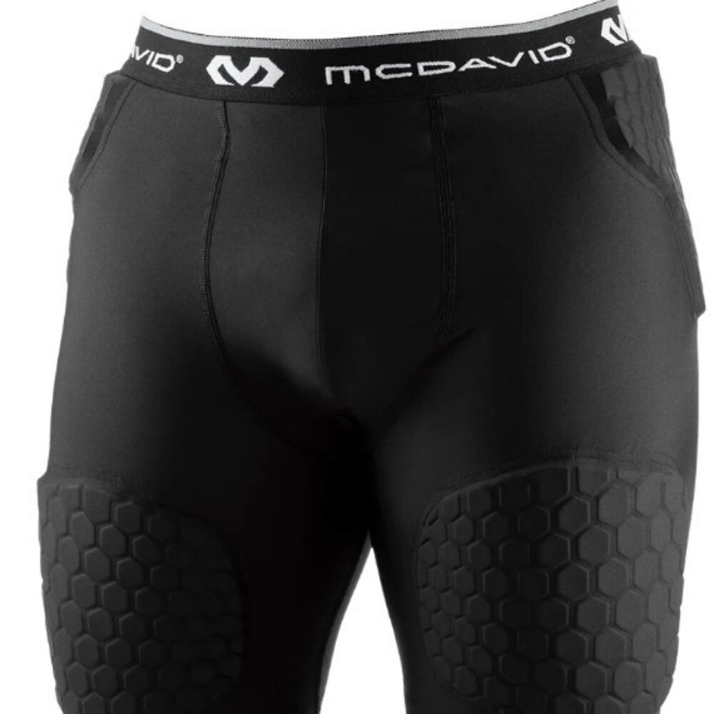 McDavid Padded Compression Shorts Tights Pads. Hip, Tailbone, Thigh Padding - 3X